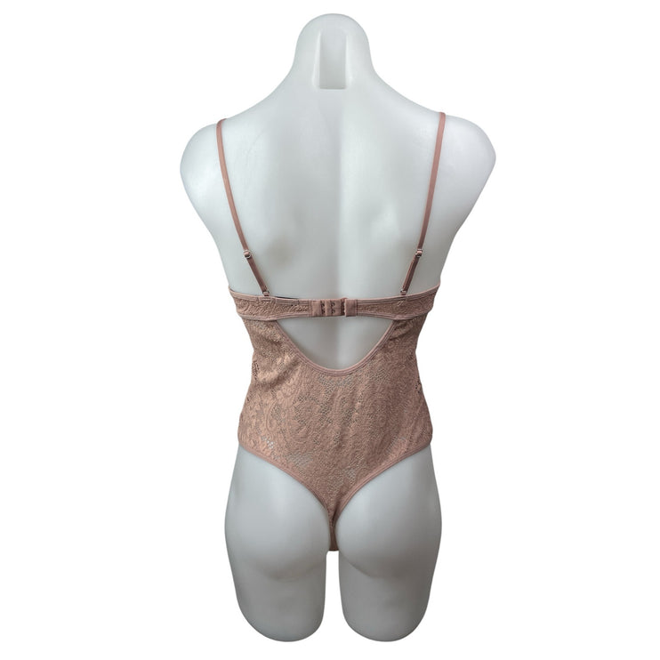 Urban Outfitters X Out From Under Lace Underwired Bustier Cami Bodysuit Top Sz M