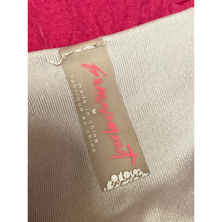 Free People FP Movement Pink High Waisted Pull On Athletic Running Shorts Size M