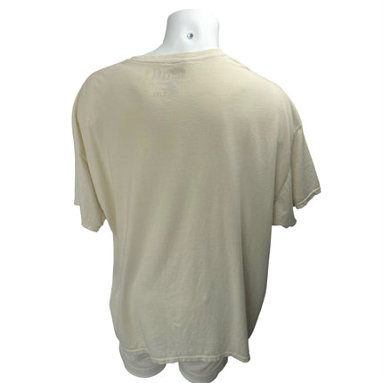 Urban Outfitters Nirvana Band Men's Cream Graphic Short Sleeve Tee T-Shirt Top L
