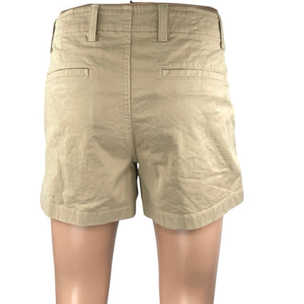 Gap 4" Downtown Men's Beige Tan Khaki Chino Straight Leg Casual Shorts Size 6