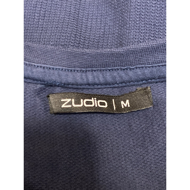 Zudio Men's Navy Blue Short Sleeve Crew Neck Basic Casual T Shirt Tee Top Size M