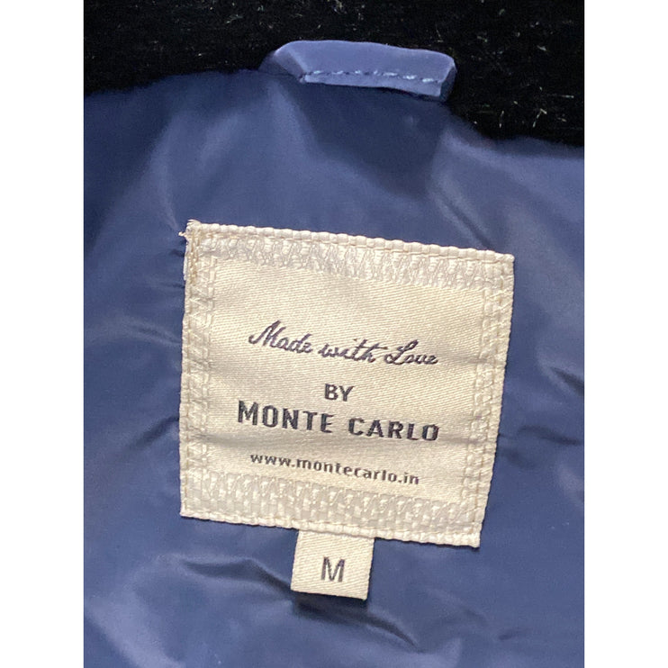 Monte Carlo Women's Navy Blue Long Sleeve Puffer Quilter Coat Jacket Size M