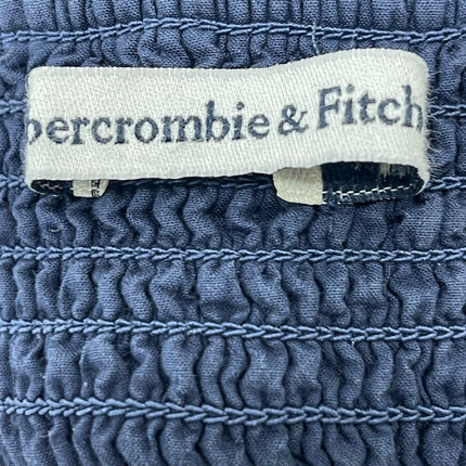 Abercrombie & Fitch Blue Short Puff Sleeve Square Neck Mini A-Line Dress Size MP