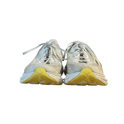 Hoka One One Clifton 9 Women's White Cosmic Gray Athletic Running Shoes 7.5B
