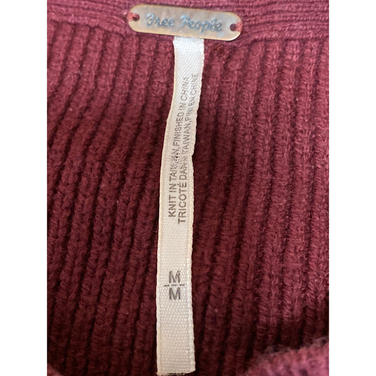 Free People Easy Street Multicolor Color Block Dolman Sleeve Tunic Sweater Top M