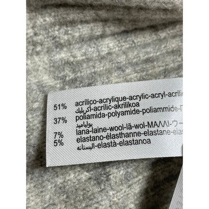 Zara Women's Gray Wool Sleeveless V Neck Crop Tank Waistcoat Sweater Vest Top S