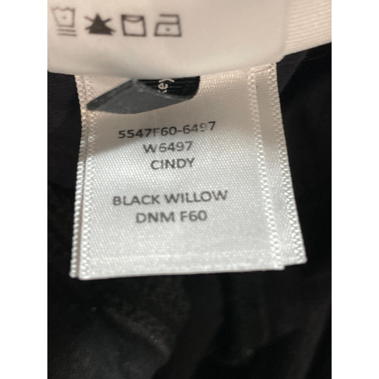Paige Cindy Black Willow High Waisted Slim Fit Straight Leg Denim Jeans Pants 27