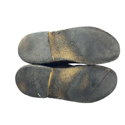 Clarks Originals Desert Mali Brown Leather Lace Up Distressed Ankle Boots Sz 9M