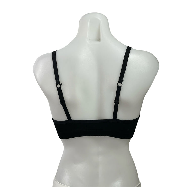 Gymshark Lift Seamless Black Activewear Workout Yoga Sports Bra Crop Tank Top S
