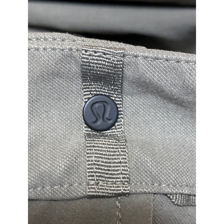 Lululemon Men's Green High Waist Straight Leg Chino Khaki Trousers Pants Size 32