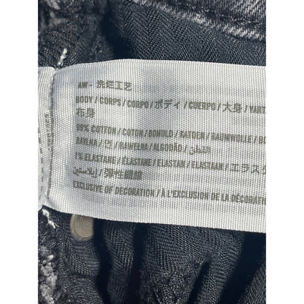 Abercrombie & Fitch 90's Straight Black Ultra High Rise Denim Jeans Pants Sz 26