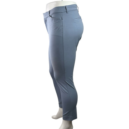 Old Navy Pixie Skinny Womens Blue Gray High Waisted Pockets Trousers Pants Sz 16