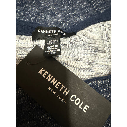 NEW Kenneth Cole Women's Blue Sleeveless Knit Round Neck Shirt Tank Top Size XL
