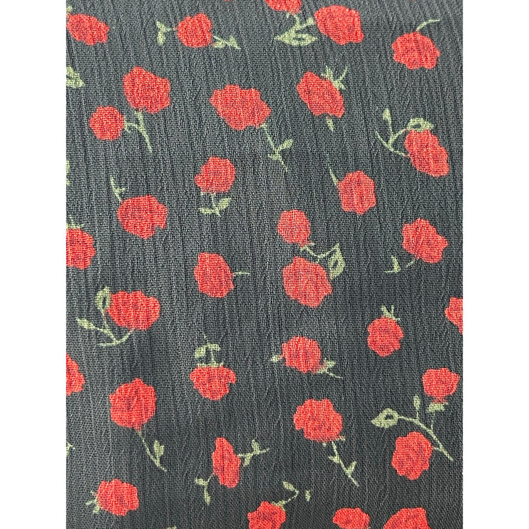 Miss Selfridge Black Floral Rose Halter Ruffle Open Back Sleeveless Blouse Top 6