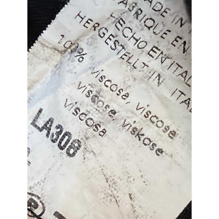 Brandy Melville Women's Black Floral Shirred Tie Mini A Line Slip Skirt One Size