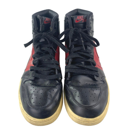 Nike Air Jordan 1 Retro Men's Black Leather High Top Athletic Sneakers Shoes 12