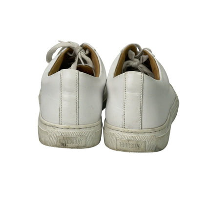 Thursday Boot Everyday Men's White Leather Athletic Casual Sneakers Shoes 12.5