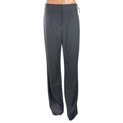 NEW Abercrombie & Fitch Quinn Gray Pleated High Rise Straight Leg Dress Pants 29