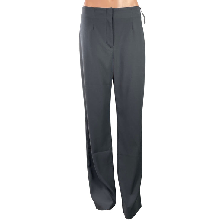 NEW Abercrombie & Fitch Quinn Gray Pleated High Rise Straight Leg Dress Pants 29