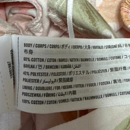 Abercrombie & Fitch Multicolor Floral Short Puff Sleeve Fit & Flare Mini Dress S