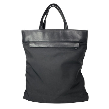 Tumi Women's Black Leather Nylon Travel Laptop Tote Shoulder Handbag Size OS