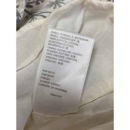 Urban Outfitters X Laura Ashley Penelope Black White Babydoll Mini Dress Size XS