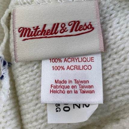 Mitchell & Ness New York Jets NFL White Green Cuff Knit Beanie Winter Cap Hat OS