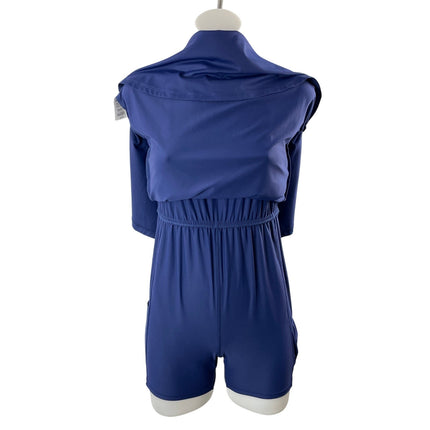 Tommy Bahama Islandzone Blue Sleeveless Tennis Built In Short Mini Dress Size XS