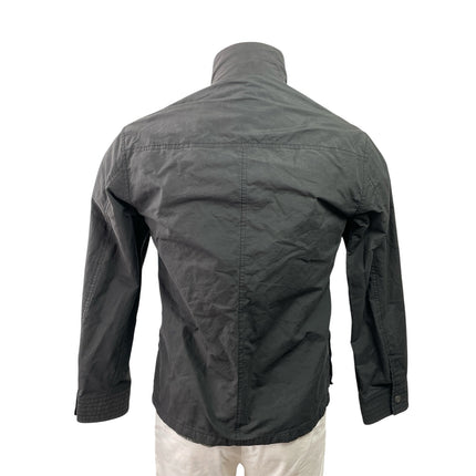 Rails Cardiff Mens Black Long Sleeve High Neck Zip Up Utility Coat Jacket Size S
