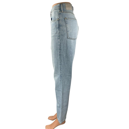 Everlane Original Cheeky Women's Blue Straight High Waist Denim Jeans Pants 28