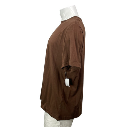 NEW Banana Republic Men's Brown Short Sleeves Casual Basic Tee T-shirt Top Sz XL