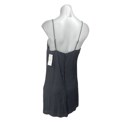 NEW Abercrombie & Fitch Black Sleeveless Cami Camisole Tank Slip Mini Dress S