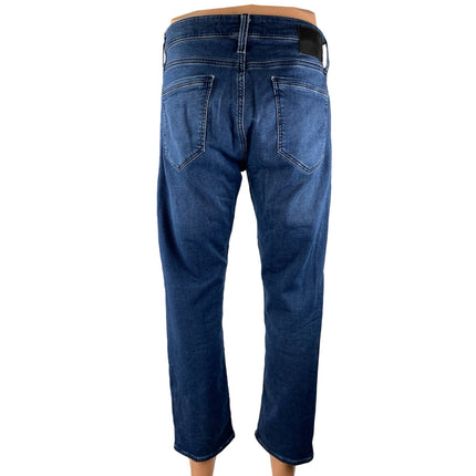 Mavi Athletic Denim Men's Blue High Rise Slim Straight Denim Jeans Pants Size 32