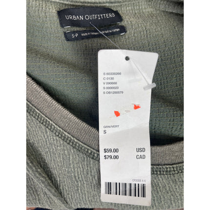 NEW Urban Outfitters Green Sleeveless Crew Neck Mini Muscle Tank Shift Dress S