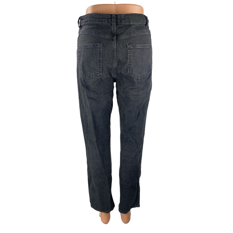 Vero Moda Women's Black High Waisted Y2k Slim Straight Denim Jeans Size 27x32