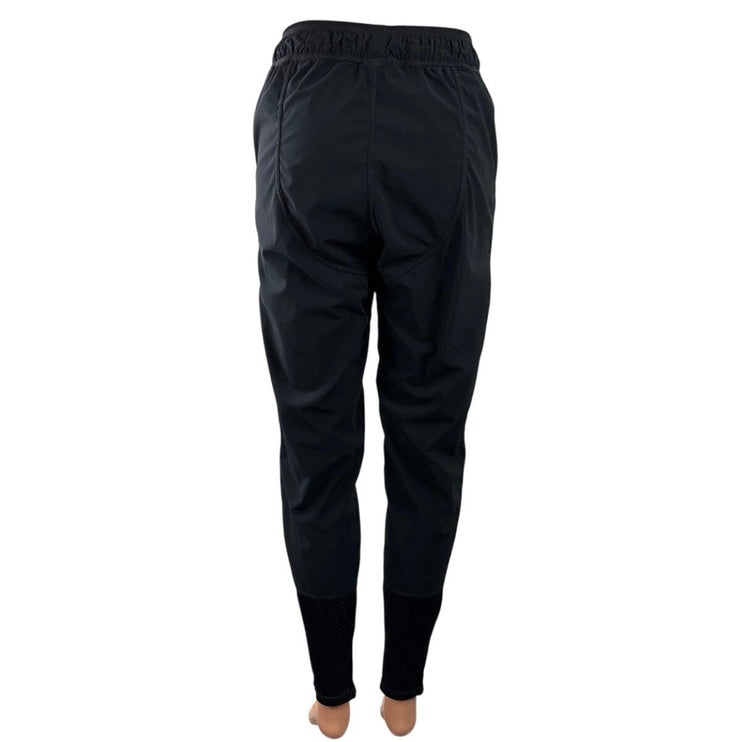 925 Fit Women's Black Drawstring Tapered Pocket Workout Athletic Pants Size S