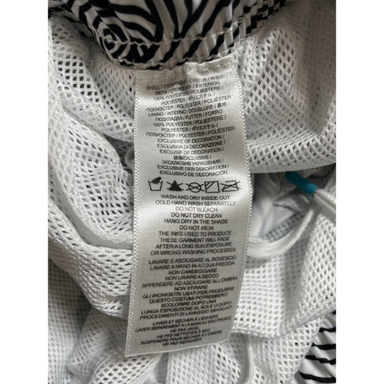 Sundek Art Wavy Line High Rise Athletic Activewear Boxer Swim Trunks Shorts Sz M