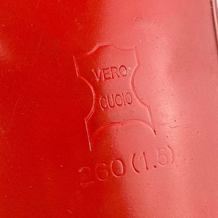 Veowalk Swallow Womens Red Embroidered Satin Pointed Toe Slip On Flats Size 7