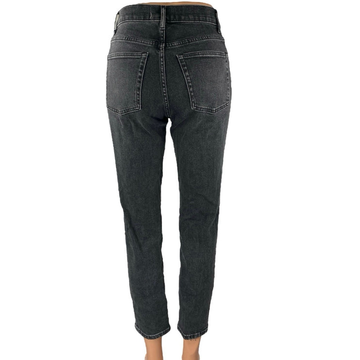 Everlane Cheeky Women's Black Wash High Waisted Skinny Denim Jeans Pants Size 25