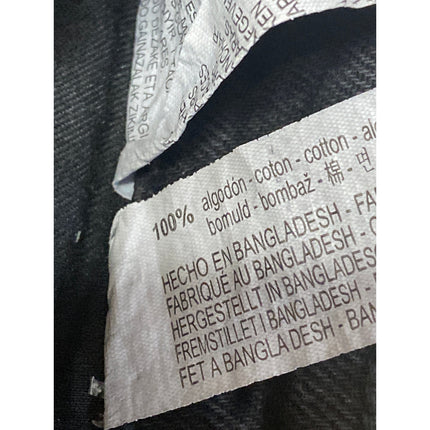 Zara Women's Black High Waisted Distressed Frayed Cutoff Denim Jean Shorts Sz 4
