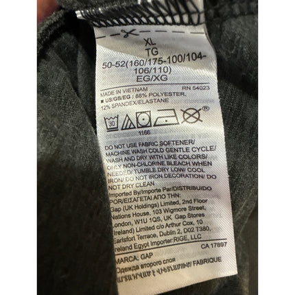 Gap Fit Brushed Tech Jersey Women's Gray Tapered Jogger Sweat Pants Size XL