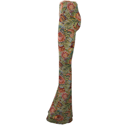 Show Me Your Mumu Multicolor Floral Paisley Hight Waist Flared Trouser Pants S