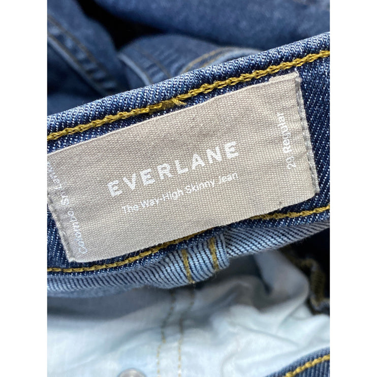 Everlane Women's Medium Blue Wash High Rise Classic Skinny Denim Jeans Pants 29