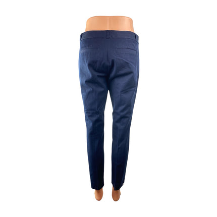 Banana Republic Sloan Women's Blue Mid Rise Skinny Chino Trousers Dress Pants 2