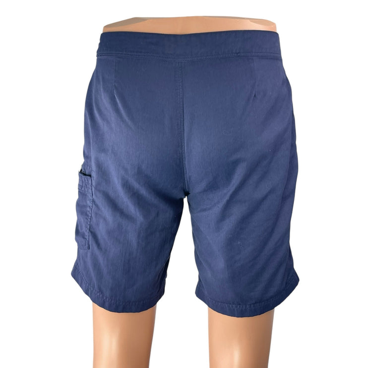 J. Crew Men's Navy Blue Mid Rise Drawstring Pocket Swim Trunks Shorts Size 29