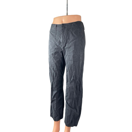 Rag & Bone Women's Black High Waisted Straight Leg Cropped Denim Jeans Size 0