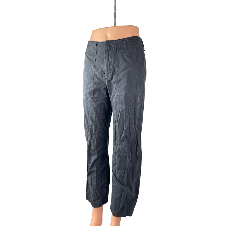 Rag & Bone Women's Black High Waisted Straight Leg Cropped Denim Jeans Size 0