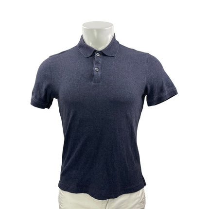 Banana Republic Luxury Touch Navy Blue Standard Fit Collared Polo Shirts Top S
