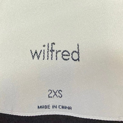 Aritzia Wilfred Women's Brown Faux Vegan Leather Button Long Sleeve Jacket 2XS