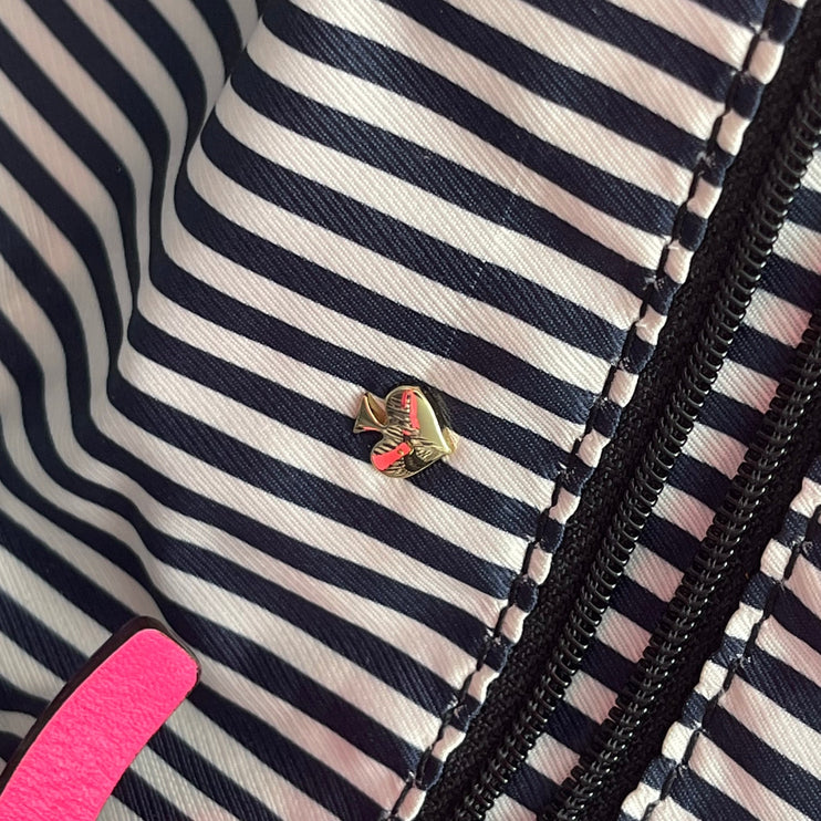 Kate Spade Lincoln Square Garret Leather Colorblock Chain Shoulder Handbag OS